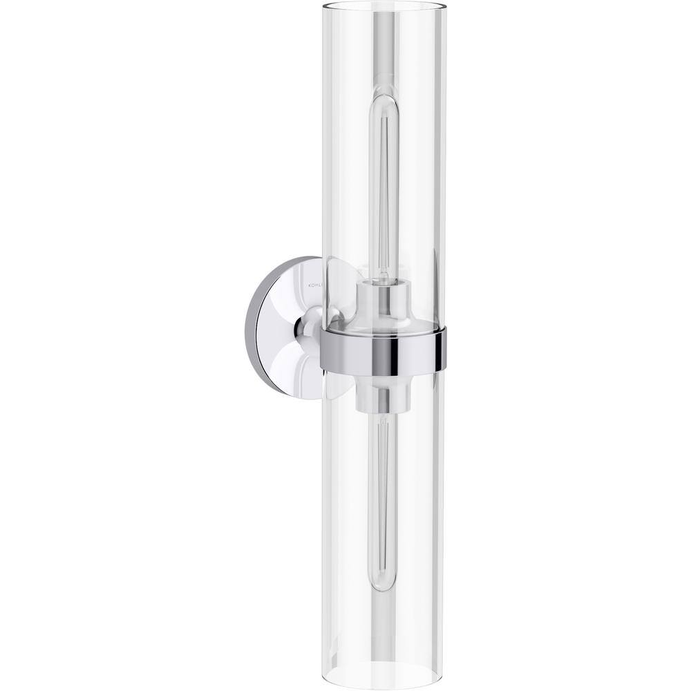 Purist 22" Polished Chrome Contemporary Bathroom Vanity Light