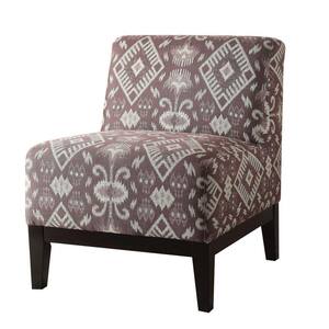 Hinte Multicolor Pattern Fabric Accent Chair