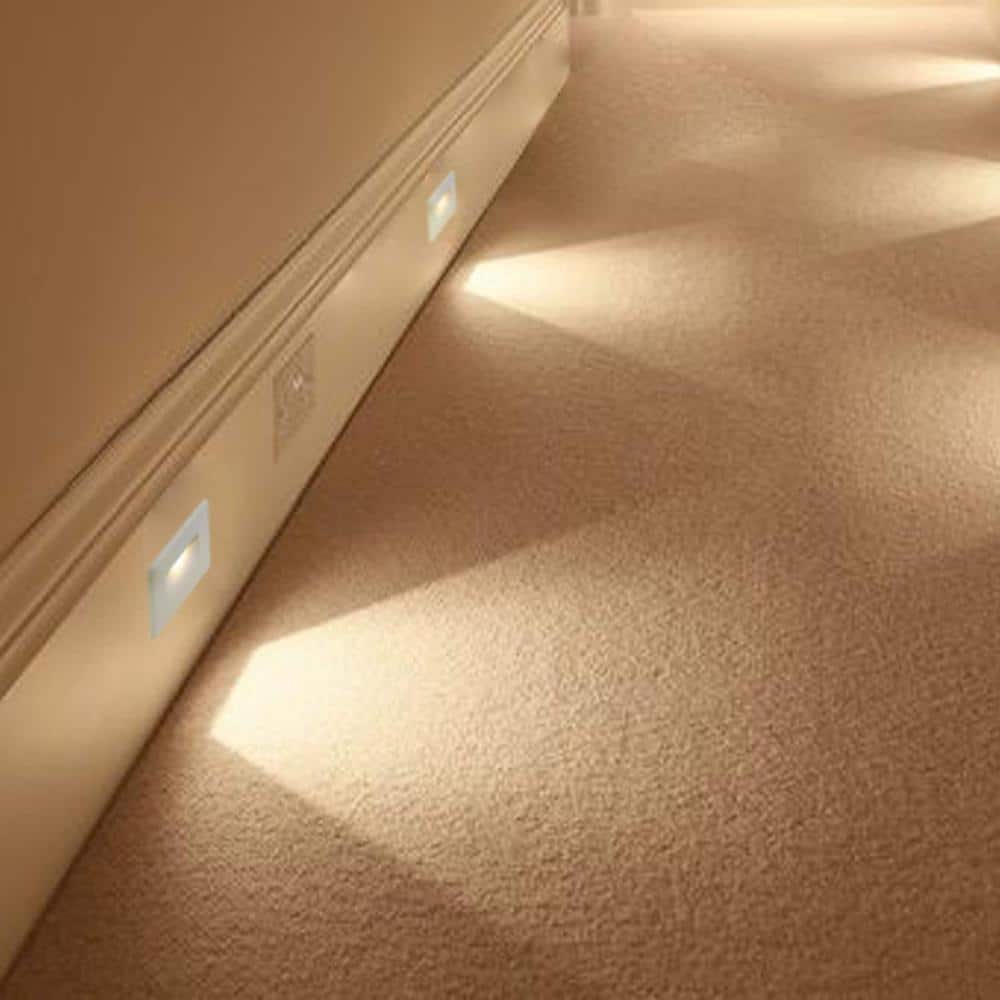 White Stainless Steel Dimmable LED Step Light