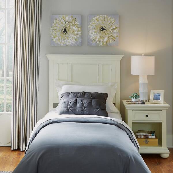 HOMESTYLES Dover White Twin Panel Headboard