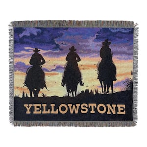 Yellowstone Giddy Up Woven Tapestry Throw