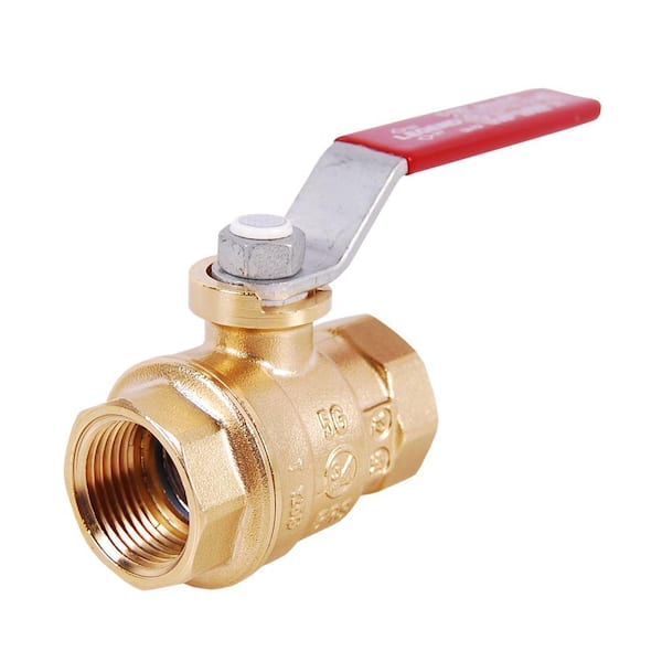 LEGEND VALVE 1 in. Brass Threaded FPT x FPT Full Port Ball Valve No Lead