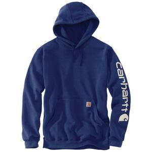 Men's 5 X-Large Scout Blue Heather Cotton/Polyester Loose Fit Midweight Sleeve Graphic Sweatshirt
