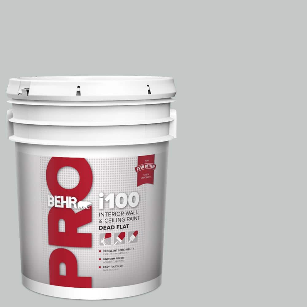 BEHR PRO 5 gal. N4502 Zero Gravity Dead Flat Interior Paint PR10505 The Home Depot