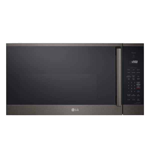1.8 cu. ft. Over-the-Range Microwave in Printproof Black Stainless steel with EasyClean