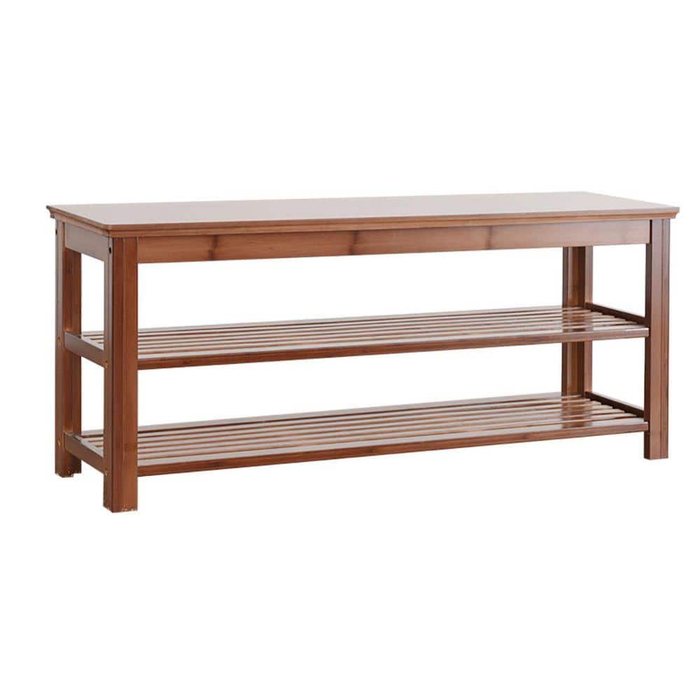 B BALANBO Shoe Storage Bench for Entryway, 2-Tier Shoe Rack, Shoes