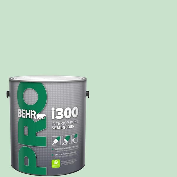 1 gal. #M410-2 Wishful Green Semi-Gloss Interior Paint