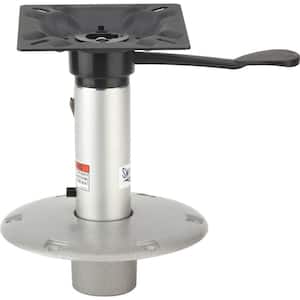 Swivl-Eze 238 Pedestal Kit with 13 in. Post, 9 in. Base and Seat Mount - Satin Finish
