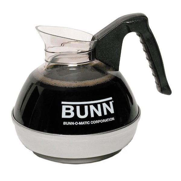 Bunn 12-Cup Easy Pour Commercial Decanter, Black Handle