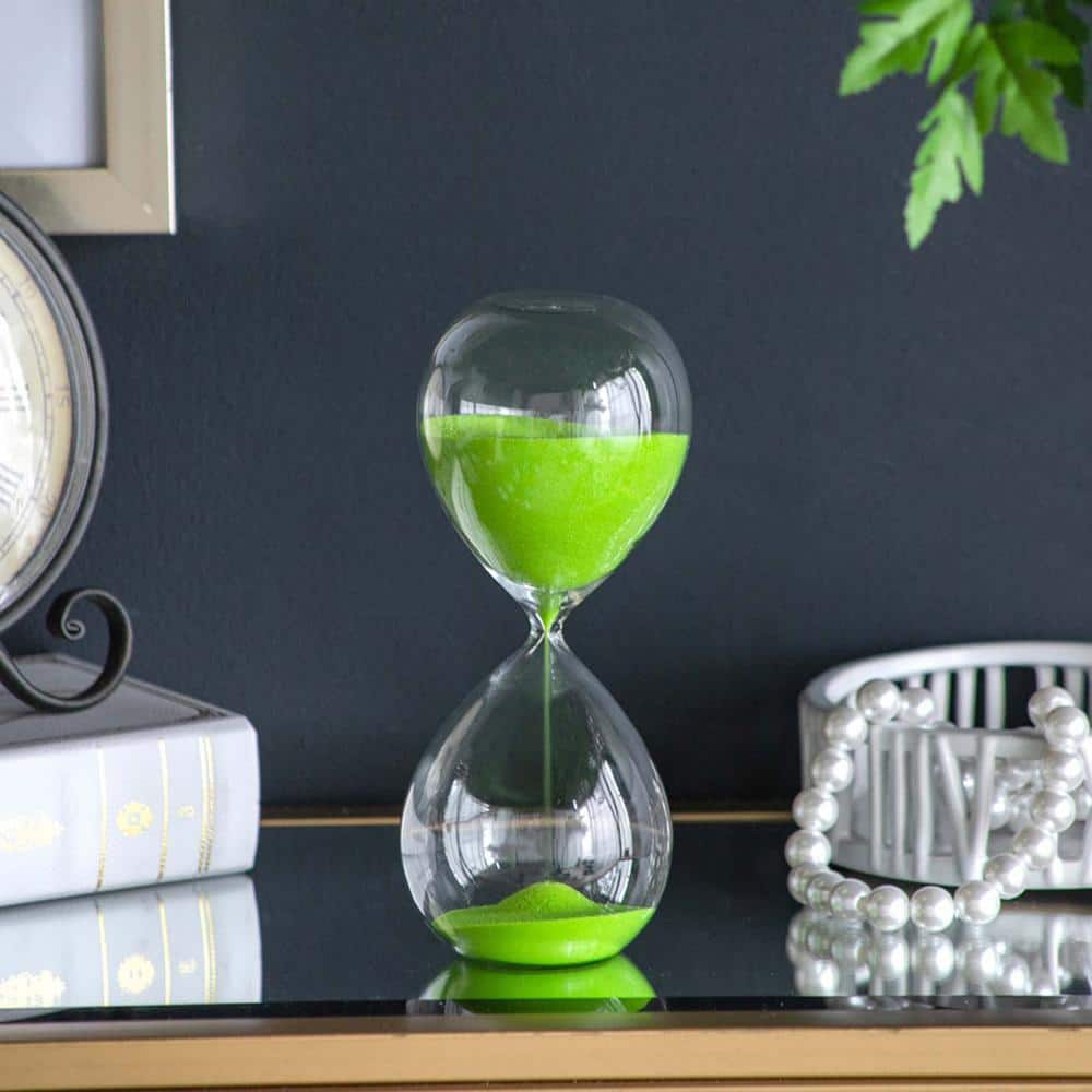 8 in. H Ferdinand 30-Minute Hour Glasses Timer Sand Timer for Desktop Decor