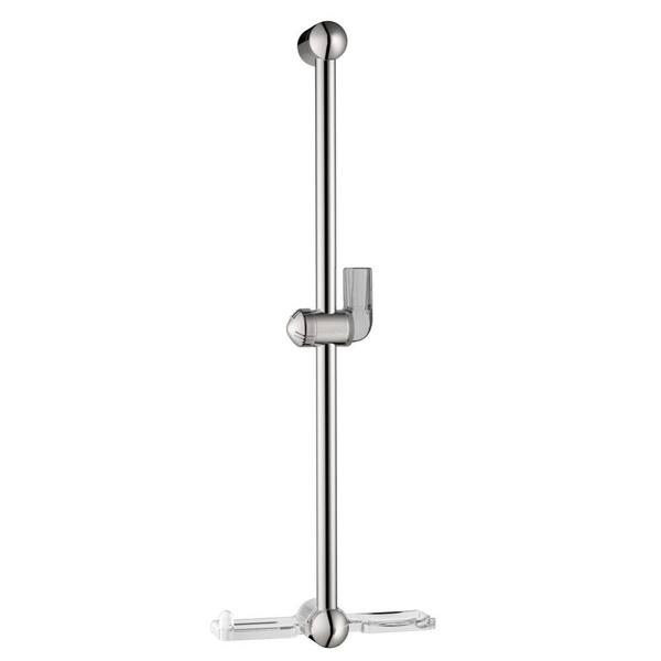 Hansgrohe Unica E 26 in. Wall Bar in Chrome