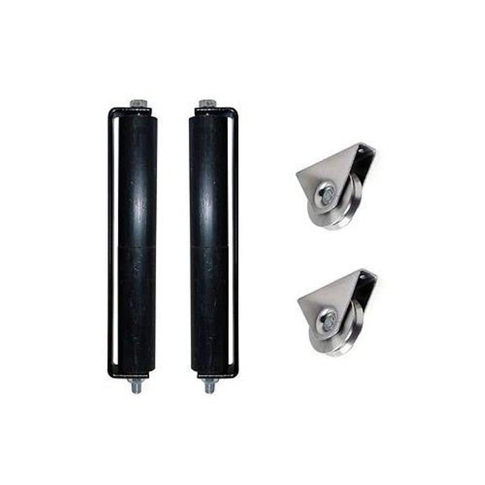 Black Steel Arched 16 ft Driveway Gate with Opener