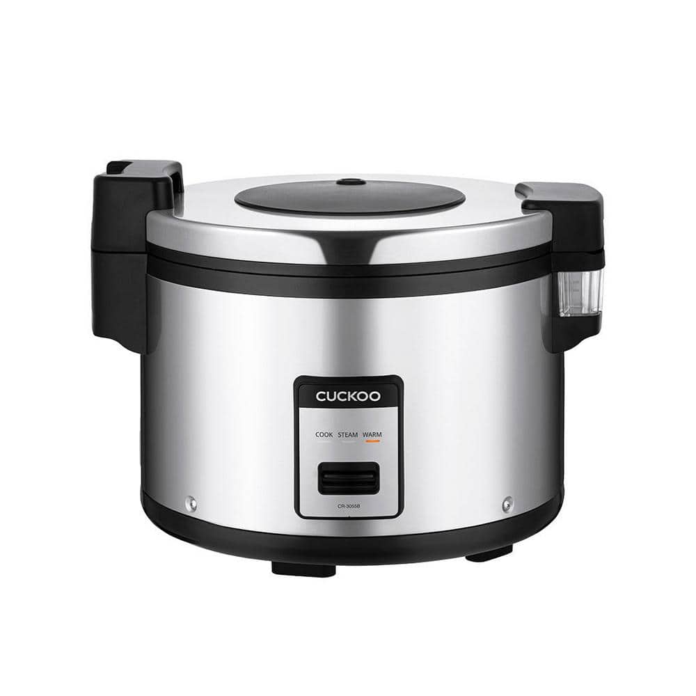 Cuckoo 30-Cup Silver Electric Commercial Rice Cooker with Nonstick Inner Pot