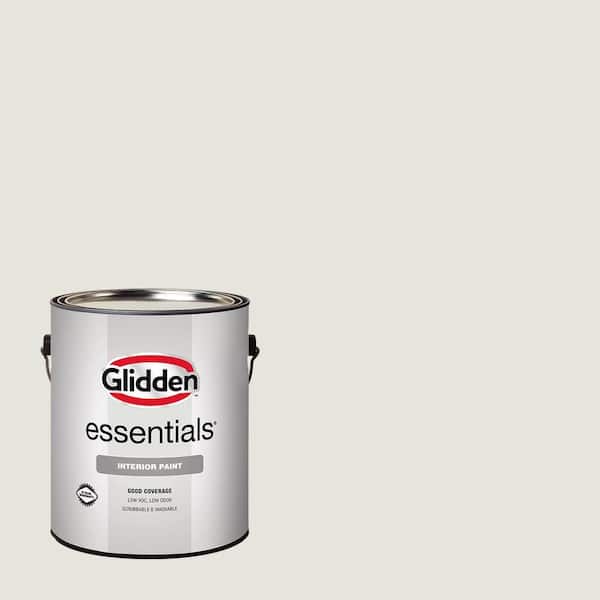 Glidden Essentials 1 gal. PPG1029-1 Silvery Moon Semi-Gloss Interior Paint