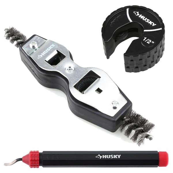Husky 1/2 in. Auto Tube Cutter and Cleaning Bundle