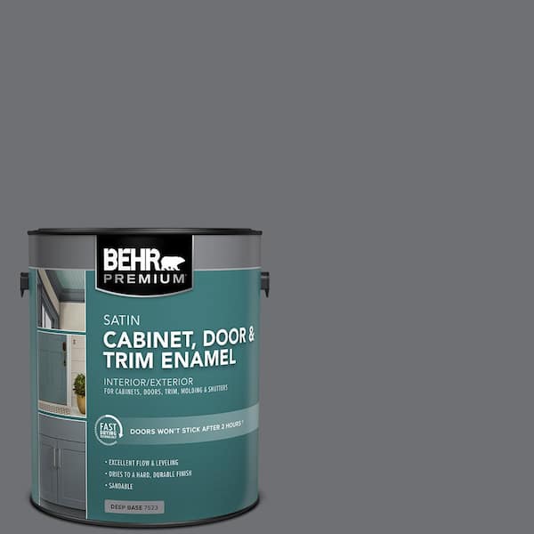 1 gal. #PPU18-03 Antique Tin Satin Enamel Interior/Exterior Cabinet, Door & Trim Paint