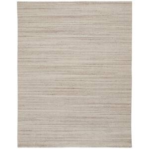 Ivory 5 ft. x 8 ft. Solid Color Area Rug