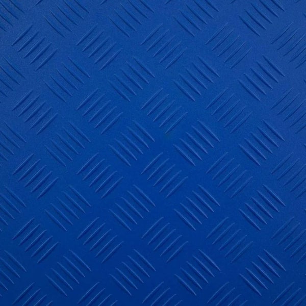 IncStores FlooringInc Blue Diamond 20.5 in. W 20.5 in. L X .177 in. T Flexible PVC Garage Tiles (8 Tiles/23.35 sq.ft)
