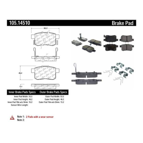 Centric Parts Disc Brake Pad Set