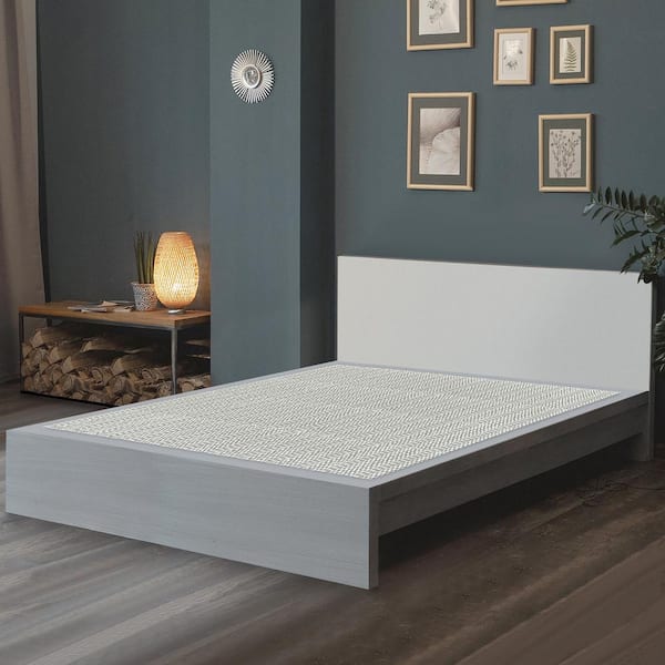Nevlers Full Size Slip Resistant Mattress Pad 48 in. x 72 in. Durable Gripper Pad, White