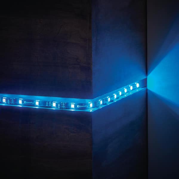 EcoSmart 6.5 ft. Smart RGWBIC Dynamic Color Changing Dimmable Plug-In LED  Strip Light Powered by Hubspace AL-TP-RGBICTW-6 - The Home Depot