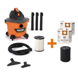 9 Gallon 4.25 Peak HP NXT Wet/Dry Shop Vacuum with General Debris Filter, Wet Filter, Dust Bags, Hose and Accessories