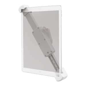 Barkan 7 in. - 14 in. Fixed Tablet Wall Mount Black Firm Tablet Clamp 360-Degree Rotation Very Low Profile