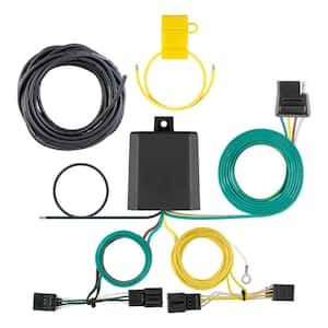 Custom Vehicle-Trailer Wiring Harness, 4-Way Flat Output, Select Volkswagen Tiguan, Quick Electrical Wire T-Connector