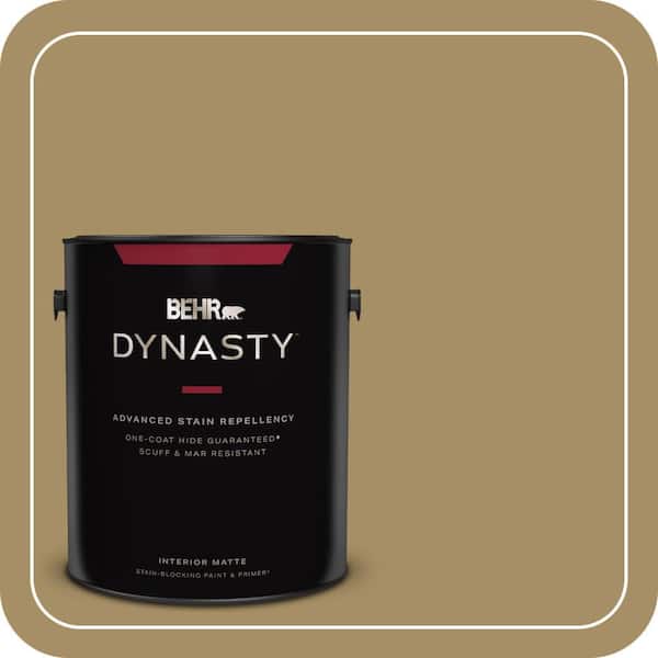 BEHR DYNASTY 1 gal. #350F-6 Fossil Butte Matte Interior Stain-Blocking Paint & Primer
