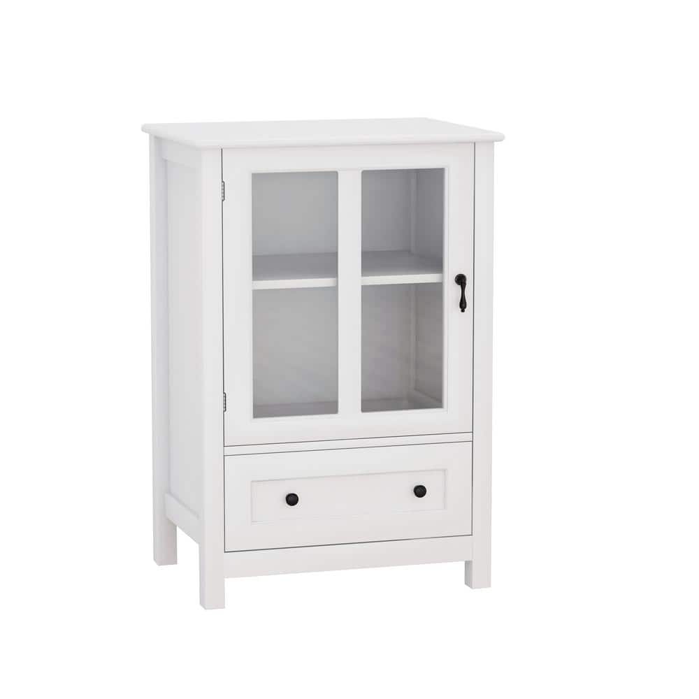 22.05 in. W x 14.37 in. D x 31.69 in. H Buffet Storage Cabinet with Single 