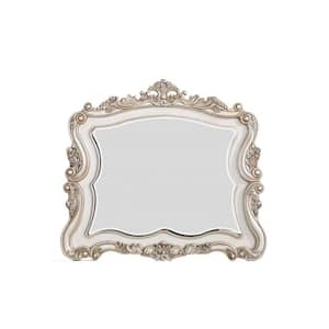 50 in. W x 44 in. H Wood White Dresser Mirror