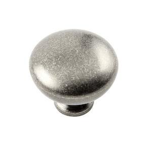Faubourg Collection 1-1/4 in. (32 mm) Pewter Traditional Cabinet Knob