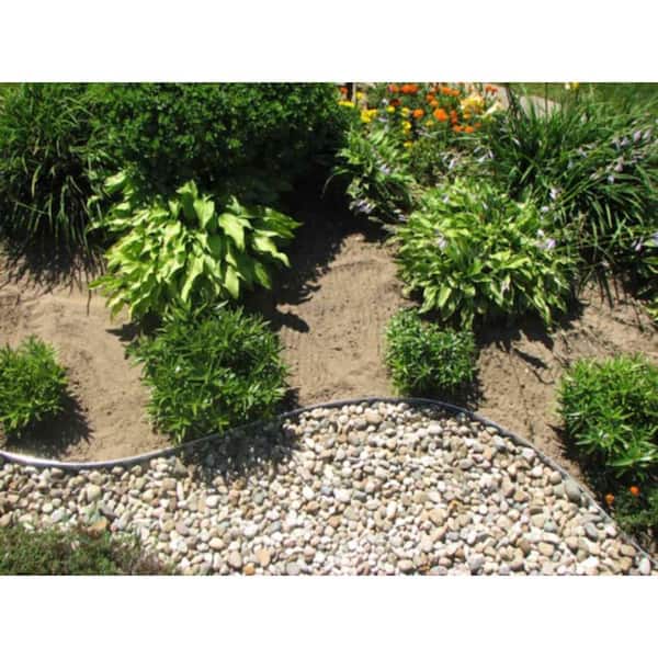 ProFlex 40 ft. L x 1.24 in W x 1.74 in. H Aluminum Black No-Dig Landscape and Paver Edging