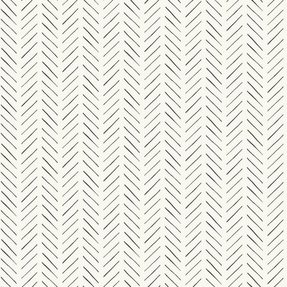 Magnolia Home PICK UP STICKS BLACK NONWOVEN PEEL & STICK WALLPAPER