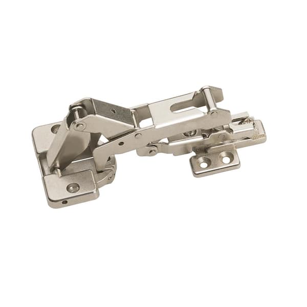 2 X GLASS DOOR HINGES 170º FOR INSET DOORS POLISHED CHROME 