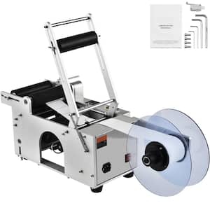 Semi-Automatic Round Labeling Machine, 20-50-Pieces/min, Round Bottle Labeler Suitable for Bottle Diameter 0.78-4.72 in.