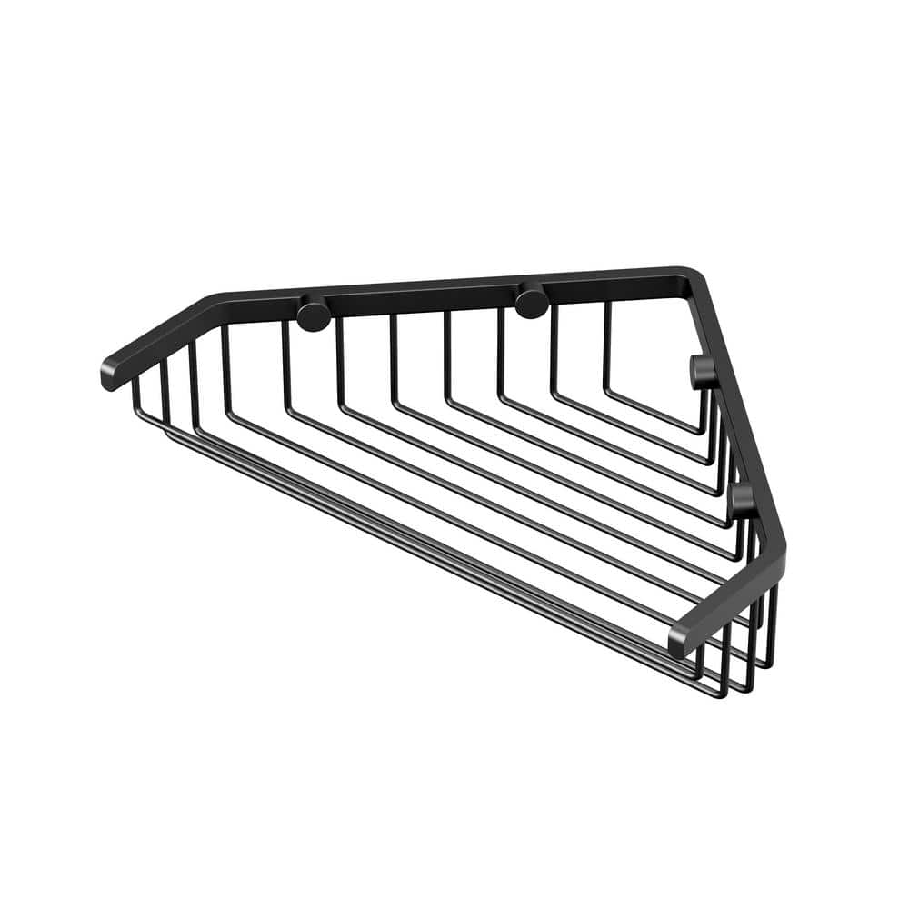 Gatco Shower Basket in Matte Black 1497MX - The Home Depot