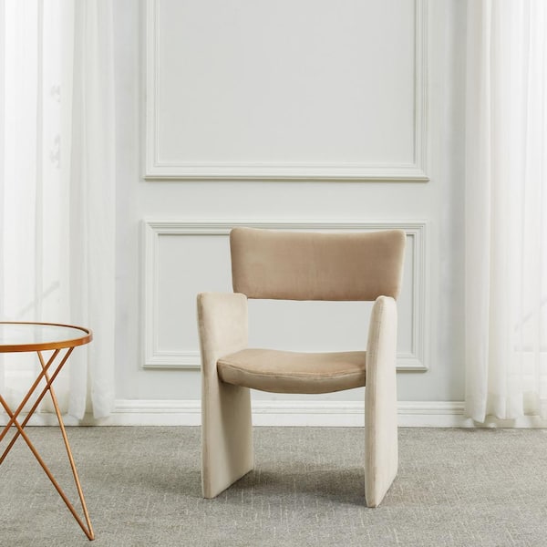SAFAVIEH Jayke Light Brown 16.9 in. Wood Dining Chair