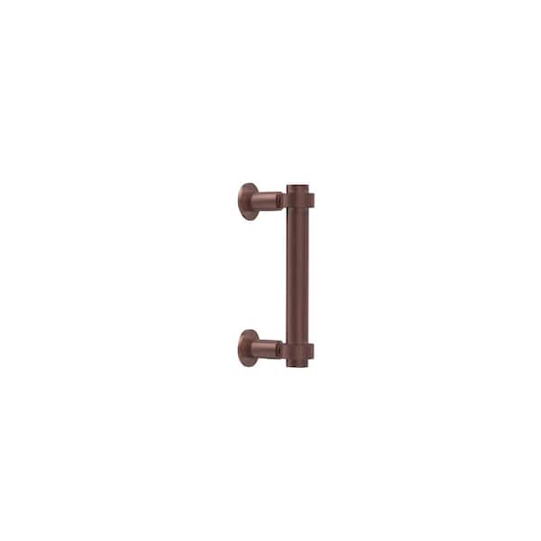 Allied Brass Contemporary 6 in. Back to Back Shower Door Pull in Antique Copper