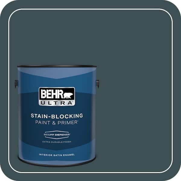 BEHR ULTRA 1 gal. #S440-7 Thermal Extra Durable Satin Enamel Interior Paint & Primer