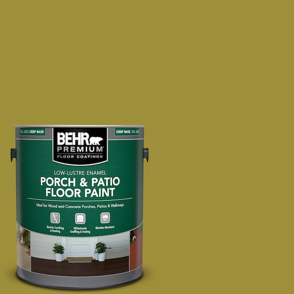 1 gal. Home Decorators Collection #HDC-MD-20 Banana Leaf Low-Lustre Enamel Interior/Exterior Porch and Patio Floor Paint