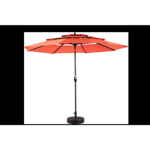 big lots umbrella for patio Replacement Canopy Compatible with the Real Living Triple Vent 15ft Sold at Fits Model Numbers: BS17031, BS19080-LI, BS19080-RE use crank lift Waterproof bundle-sale-pack BLUU 10 FT Patio Condition:Pre-Loved