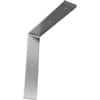 Ekena Millwork Hamilton 2" W X 24" D X 24" H Stainless Steel Shelf