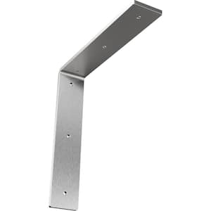 10 in. x 2 in. x 10 in. Stainless Steel Unfinished Metal Hamilton Bracket
