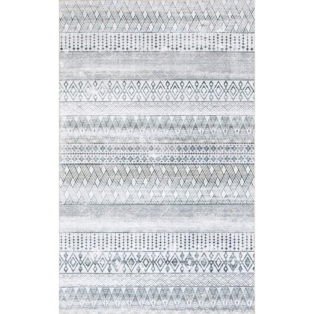 Renee Banded Washable Green 8 ft. x 10 ft. Outdoor Area Rug price history on PriceWatchPro
