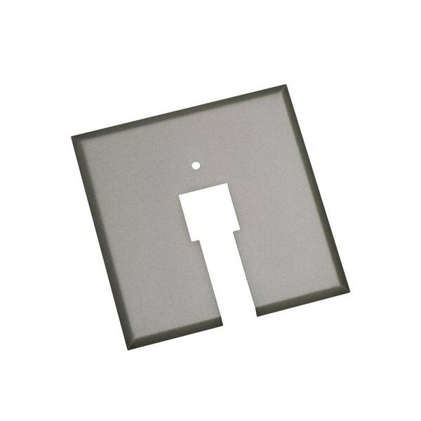 Designers Choice Collection Brushed Steel Box Cover Plate Track Lighting Accessory-DISCONTINUED
