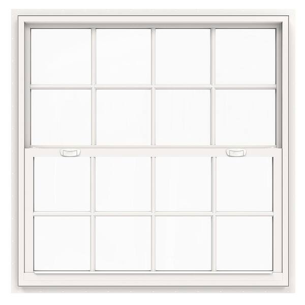 JELD-WEN 48 in. x 48 in. V-4500 Series White Single-Hung Vinyl