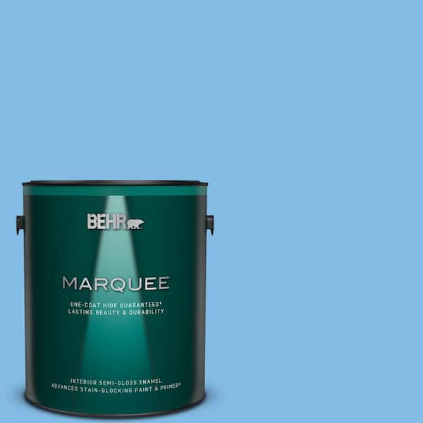 BEHR MARQUEE 1 gal. #MQ4-27 CEst La Vie One-Coat Hide Semi-Gloss Enamel Interior Paint & Primer
