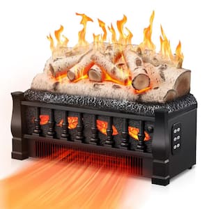 21 in. Electric Fireplace Log Set with Remote Control