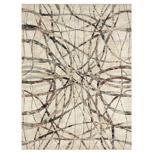 Petra Multi-Colored 2 ft. 3 in. x 7 ft. 8 in. Travertine Earth Area Rug